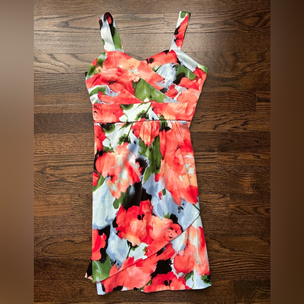 Summer floral cocktail dress!